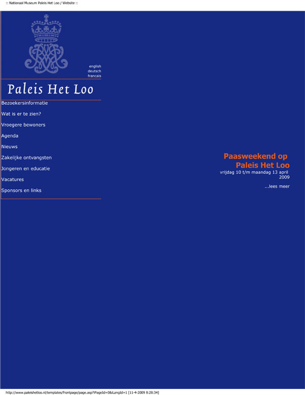 Snapshot of this website